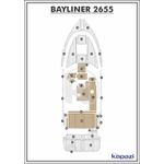 Tapete-EVA-Soft-Tech-para-Bayliner-2655-Cockpit-Areia-friso-Preto
