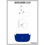 Tapete-PVC-Vinil-Kap-para-Bayliner-310-Plataforma-Azul-Royal