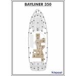 Tapete-EVA-Soft-Tech-para-Bayliner-350-Cockpit-Areia-friso-Preto