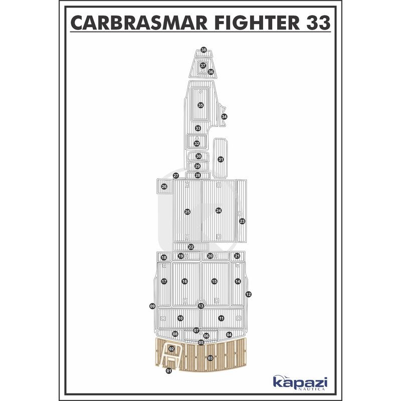 tapete-eva-soft-tech-para-carbrasmar-fighter-33-plataforma-areia-friso-preto