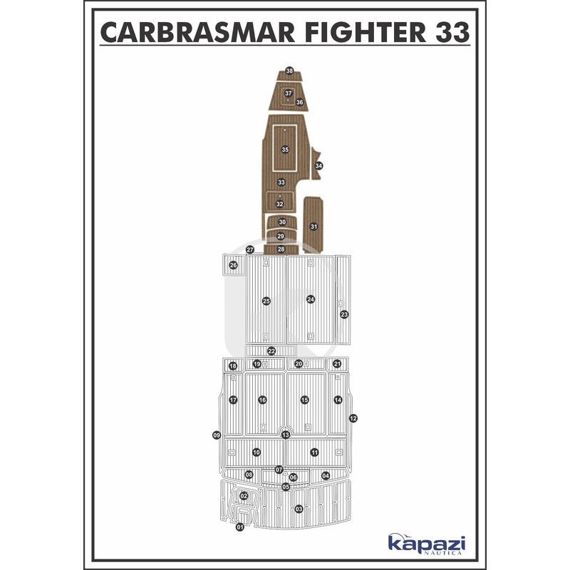 tapete-pvc-thermo-deck-beach-para-carbrasmar-fighter-33-cabine-natural-friso-preto