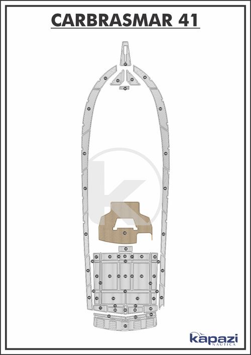 Tapete EVA Soft Tech para Carbrasmar 41 - Fly