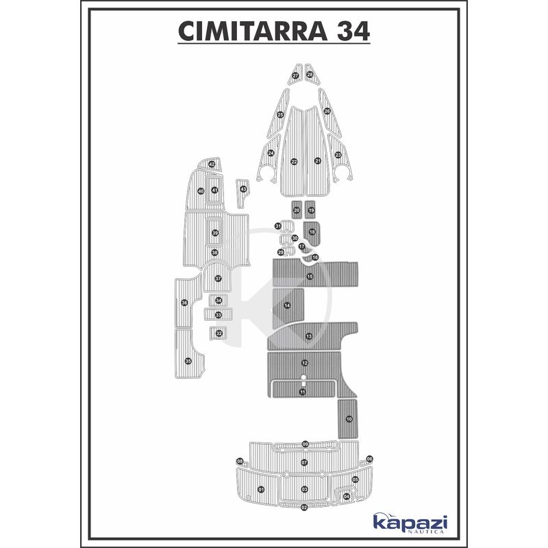tapete-pvc-thermo-deck-comfort-para-cimitarra-34-cockpit-cinza-friso-preto