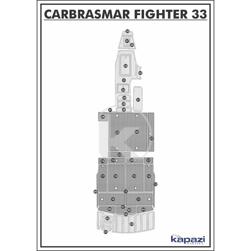 tapete-pvc-thermo-deck-comfort-para-carbrasmar-fighter-33-cockpit-cinza-friso-preto
