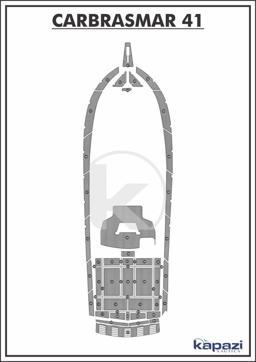 Tapete PVC Thermo Deck Comfort para Carbrasmar 41 - Completo