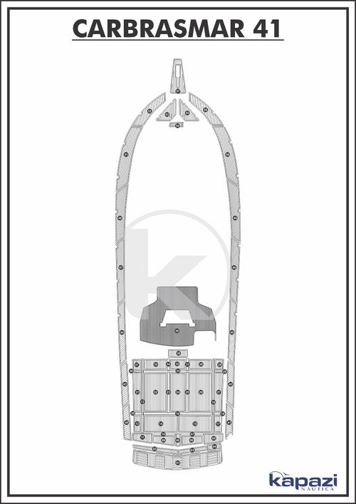 Tapete PVC Thermo Deck Comfort para Carbrasmar 41 - Fly