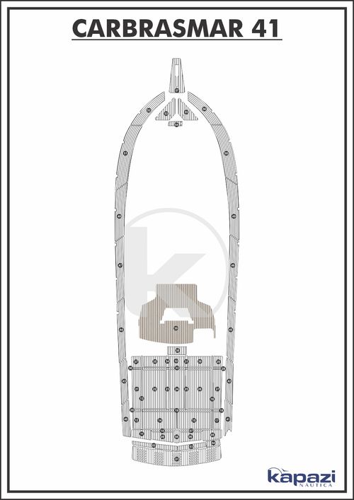 Tapete PVC Thermo Deck Classic para Carbrasmar 41 - Fly