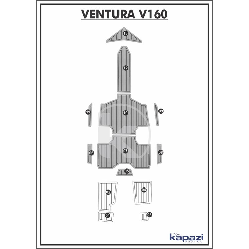 tapete-pvc-thermo-deck-comfort-para-ventura-v-160-cockpit-cinza-friso-preto