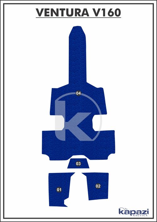 Tapete PVC Vinil Kap para Ventura V 160 - Completo