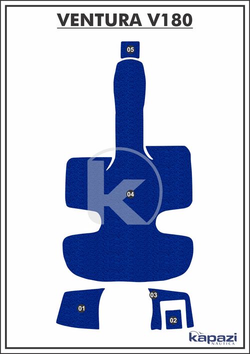 Tapete PVC Vinil Kap para Ventura V 180 - Completo