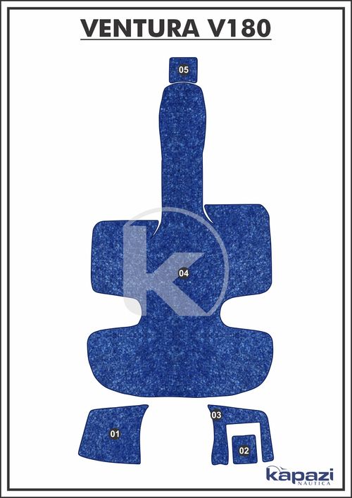 Tapete Têxtil Nauti Clean para Ventura V 180 - Completo