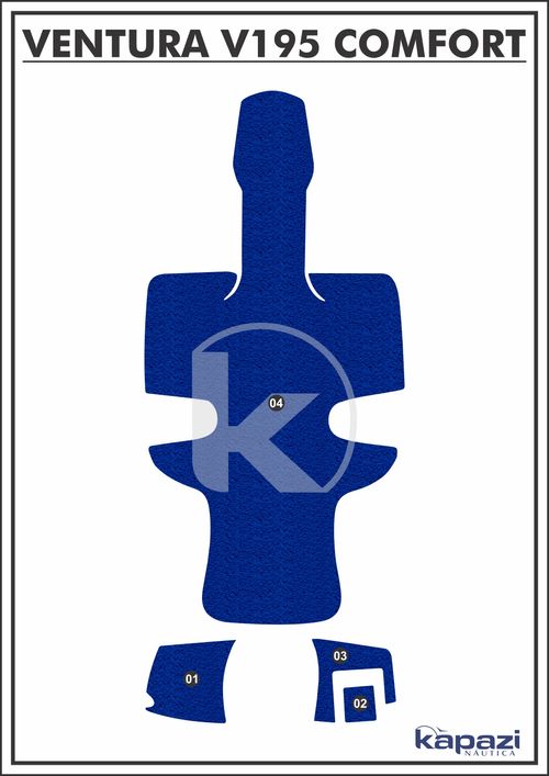 Tapete PVC Vinil Kap para Ventura V 195 Comfort - Completo