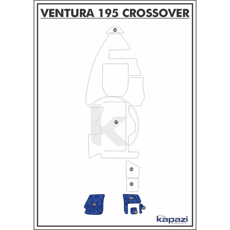 tapete-textil-nauti-clean-para-ventura-v-195-crossover-plataforma-azul-maritimo-com-borda