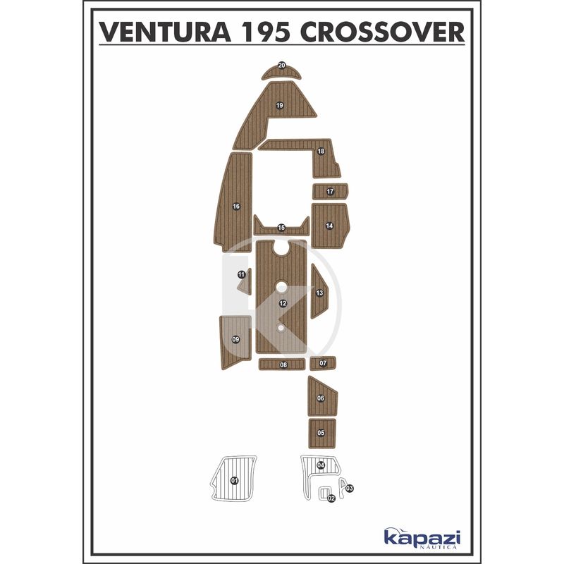 tapete-pvc-thermo-deck-beach-para-ventura-v-195-crossover-cockpit-natural-friso-preto