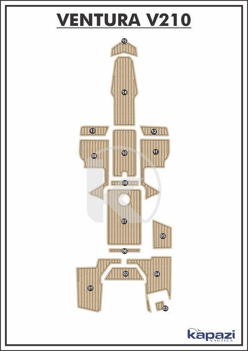 Tapete EVA Soft Tech para Ventura V 210 - Completo