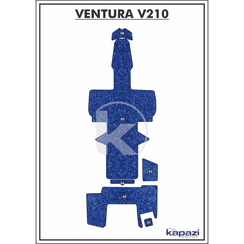 tapete-textil-nauti-clean-para-ventura-v-210-completo-azul-maritimo-com-borda