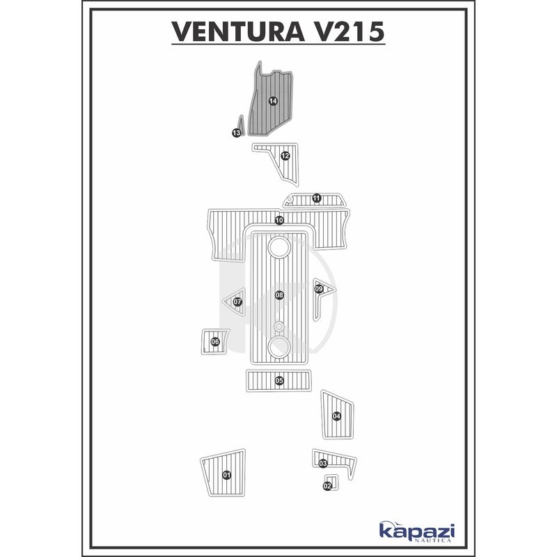 tapete-pvc-thermo-deck-comfort-para-ventura-v-215-cabine-cinza-friso-preto
