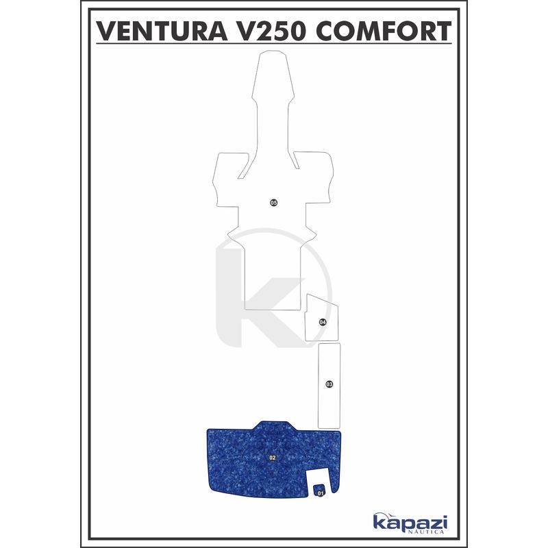 tapete-textil-nauti-clean-para-ventura-v-250-comfort-plataforma-azul-maritimo-com-borda