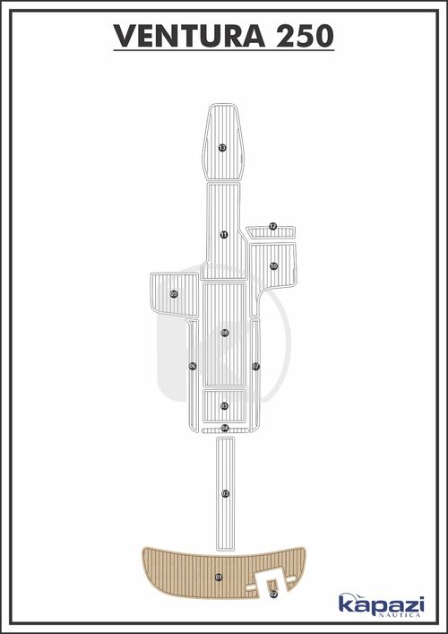 Tapete EVA Soft Tech para Ventura 250 - Plataforma