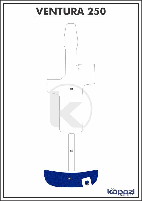 Tapete PVC Vinil Kap para Ventura 250 - Plataforma