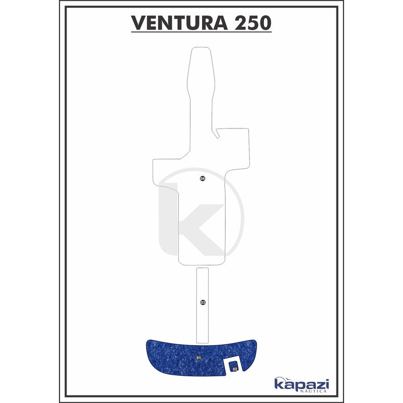 tapete-textil-nauti-clean-para-ventura-250-plataforma-azul-maritimo-com-borda