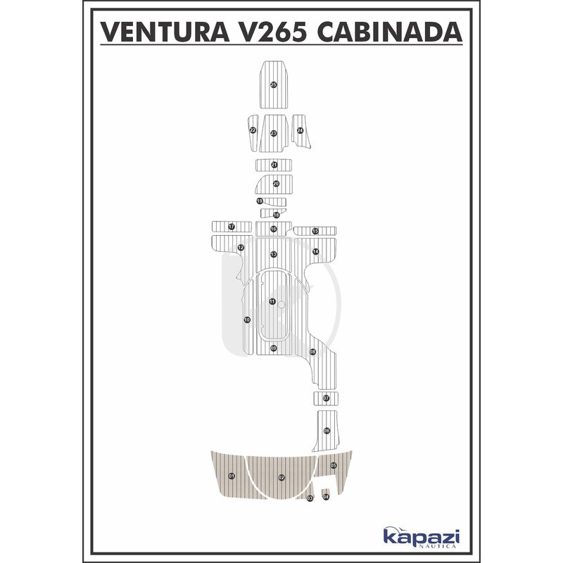 tapete-pvc-thermo-deck-classic-para-ventura-v-265-cabin-comfort-plataforma-areia-friso-preto