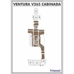 tapete-pvc-thermo-deck-beach-para-ventura-v-265-cabin-comfort-cockpit-natural-friso-preto