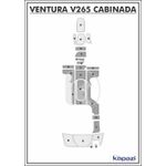 tapete-pvc-thermo-deck-comfort-para-ventura-v-265-cabin-comfort-cockpit-cinza-friso-preto