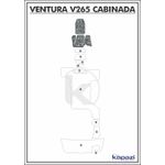 tapete-pvc-nautico-trancado-para-ventura-v-265-cabin-comfort-cabine-branco-e-preto-com-borda