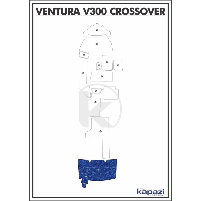 tapete-textil-nauti-clean-para-ventura-v-300-crossover-plataforma-azul-maritimo-com-borda