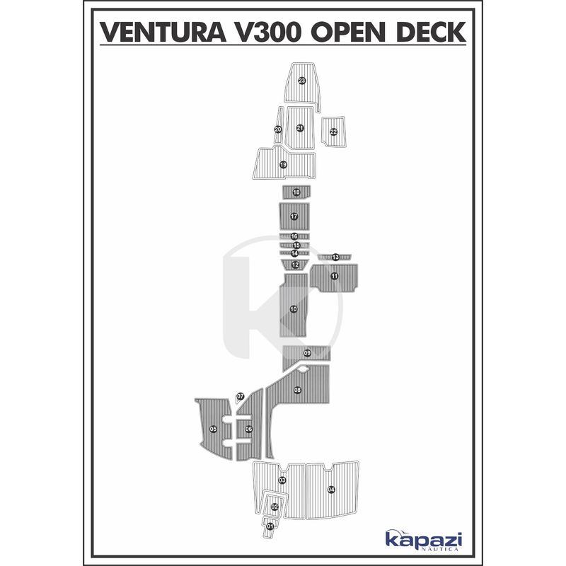 tapete-pvc-thermo-deck-comfort-para-ventura-v-300-cabinada-cockpit-cinza-friso-preto