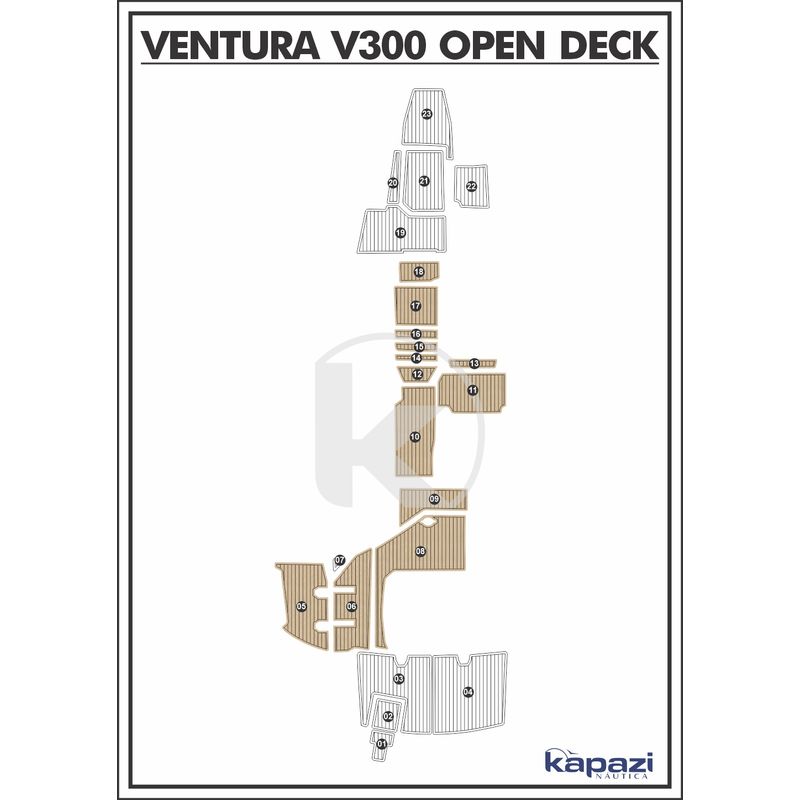 tapete-eva-soft-tech-para-ventura-v-300-open-deck-cockpit-areia-friso-preto