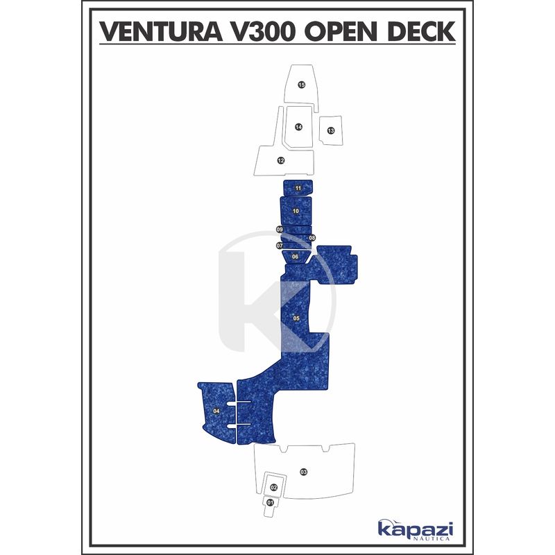 tapete-textil-nauti-clean-para-ventura-v-300-open-deck-cockpit-azul-maritimo-com-borda