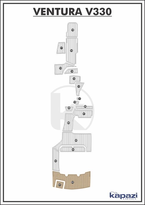 Tapete EVA Soft Tech para Ventura V 330 - Plataforma