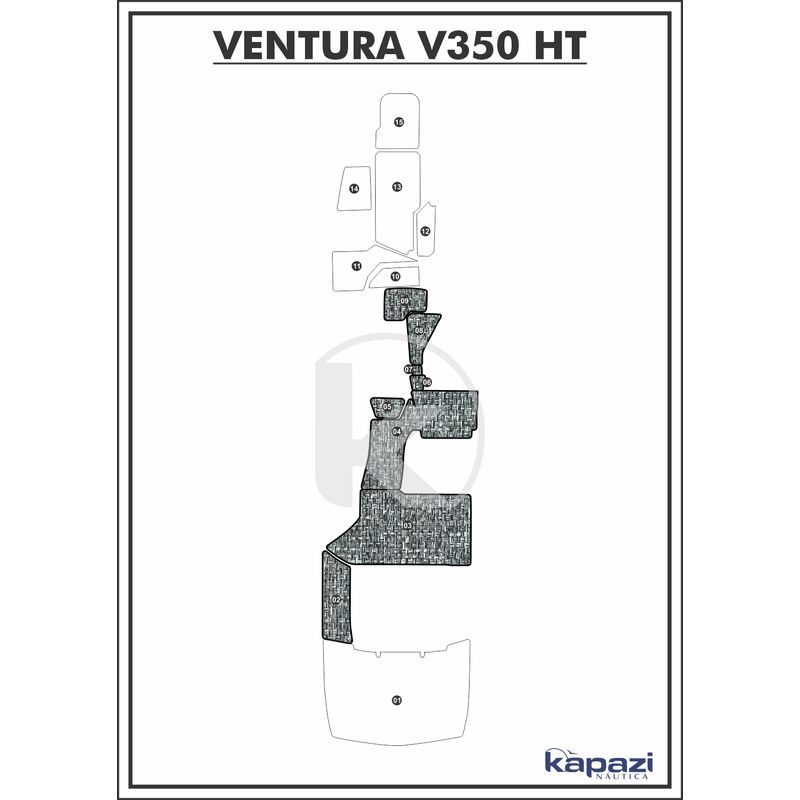 tapete-pvc-nautico-trancado-para-ventura-v-350-ht-cockpit-branco-e-preto-com-borda