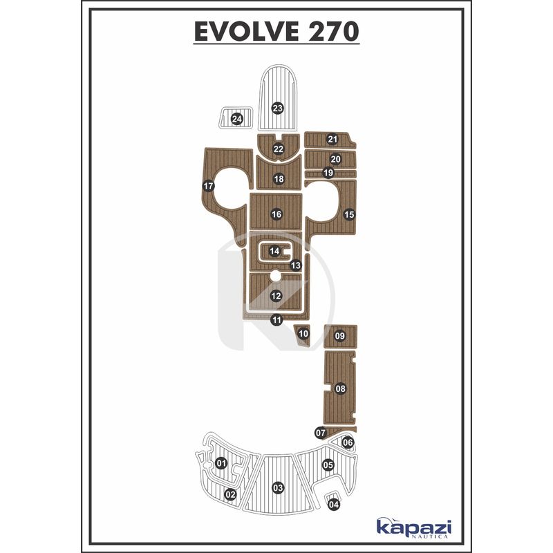 tapete-pvc-thermo-deck-beach-para-evolve-270-cockpit-natural-friso-preto