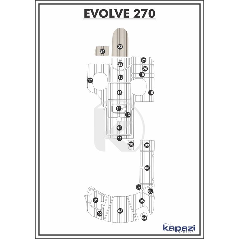 tapete-pvc-thermo-deck-classic-para-evolve-270-cabine-areia-friso-preto