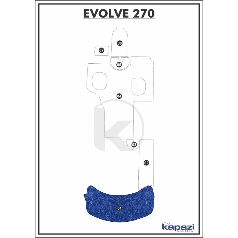 tapete-textil-nauti-clean-para-evolve-270-plataforma-azul-maritimo-com-borda