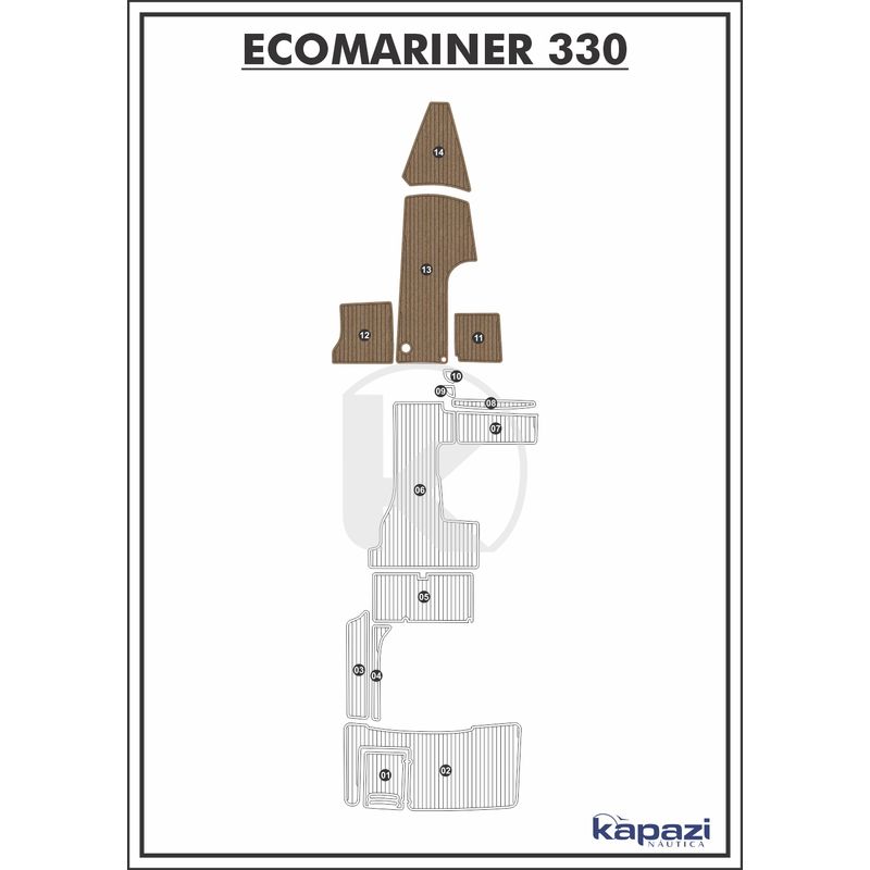 tapete-pvc-thermo-deck-beach-para-ecomariner-330-cabine-natural-friso-preto