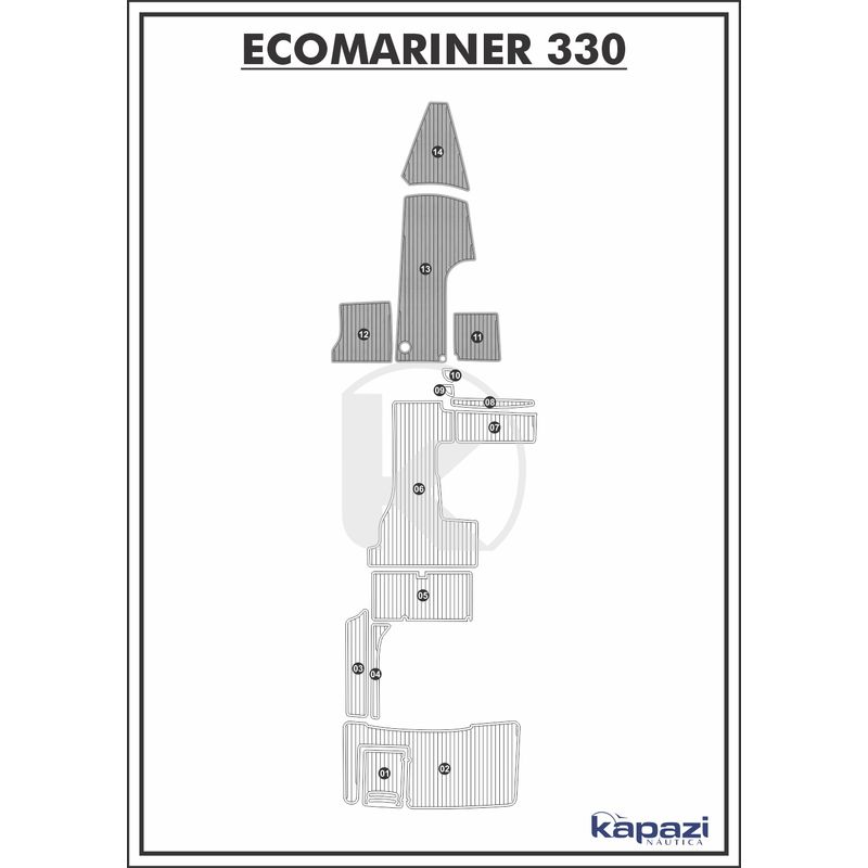 tapete-pvc-thermo-deck-comfort-para-ecomariner-330-cabine-cinza-friso-preto