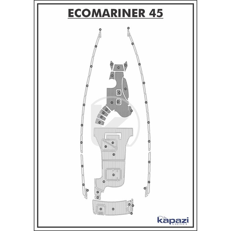 tapete-pvc-thermo-deck-comfort-para-ecomariner-45-cabine-cinza-friso-preto