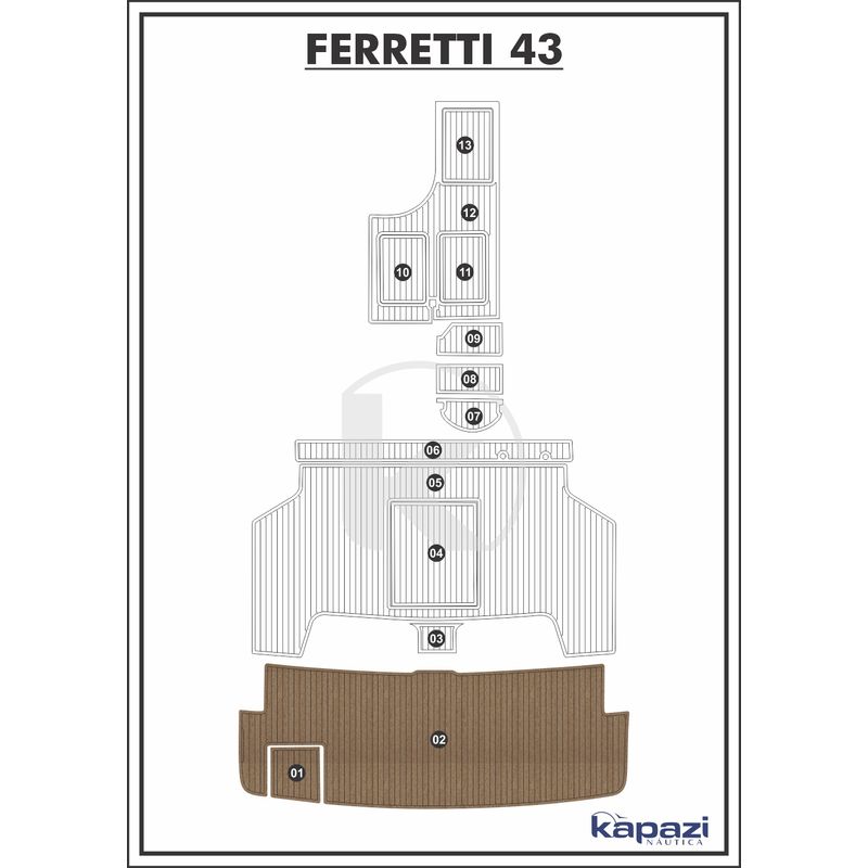 tapete-pvc-thermo-deck-beach-para-ferretti-43-plataforma-natural-friso-preto
