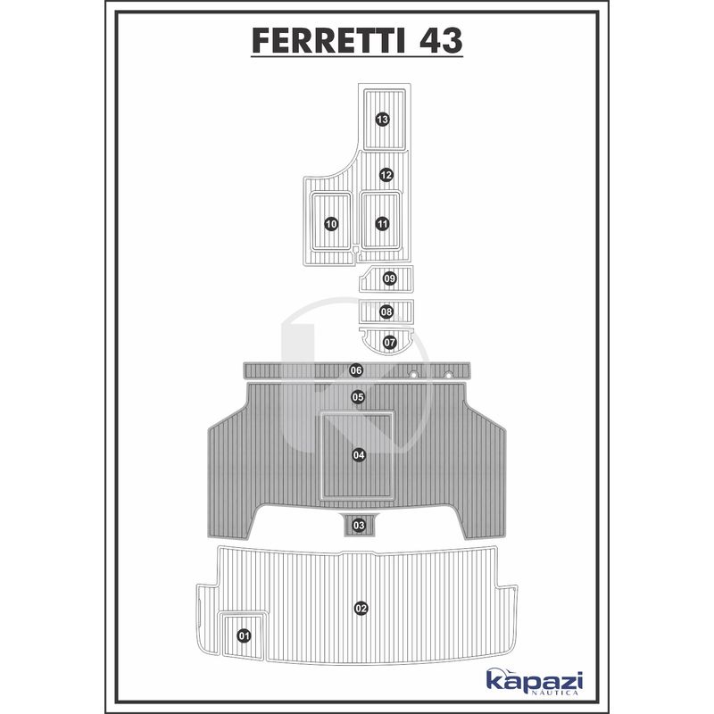 tapete-pvc-thermo-deck-comfort-para-ferretti-43-cockpit-cinza-friso-preto