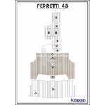 tapete-pvc-thermo-deck-classic-para-ferretti-43-cockpit-areia-friso-preto