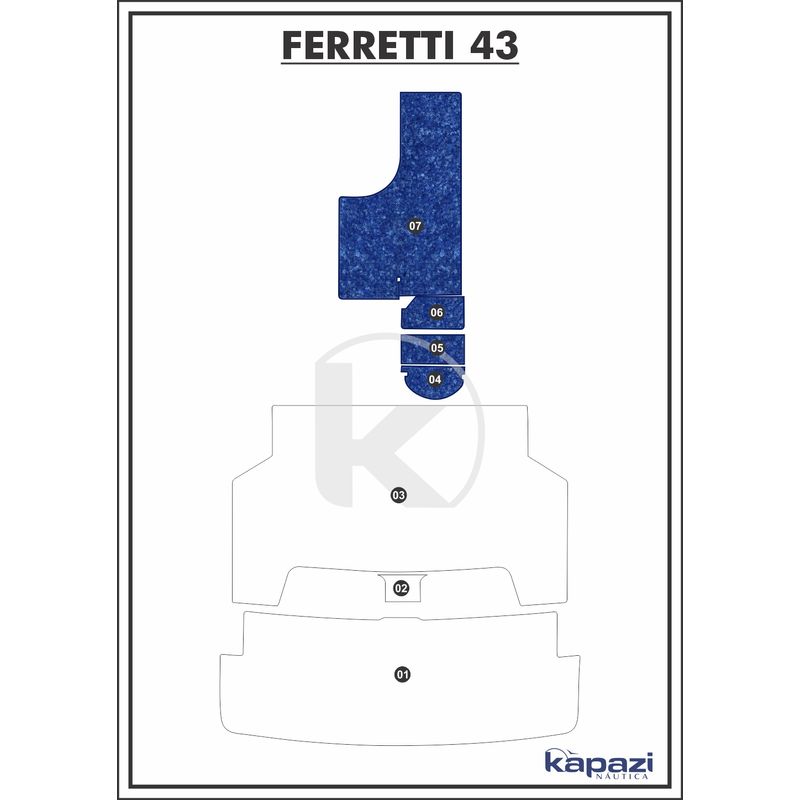 tapete-textil-nauti-clean-para-ferretti-43-cabine-azul-maritimo-com-borda