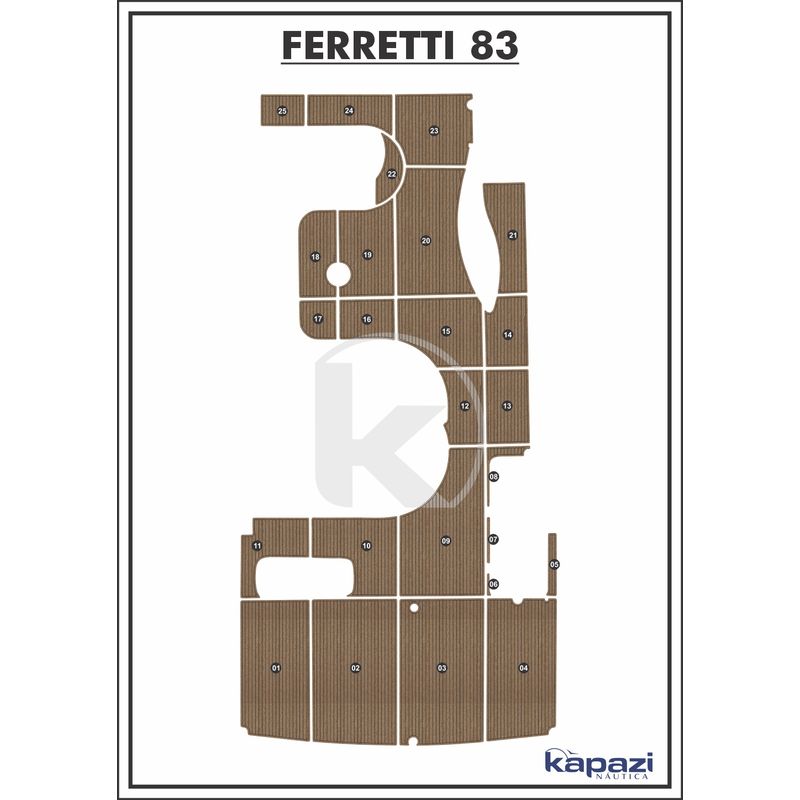 tapete-pvc-thermo-deck-beach-para-ferretti-83-fly-natural-friso-preto