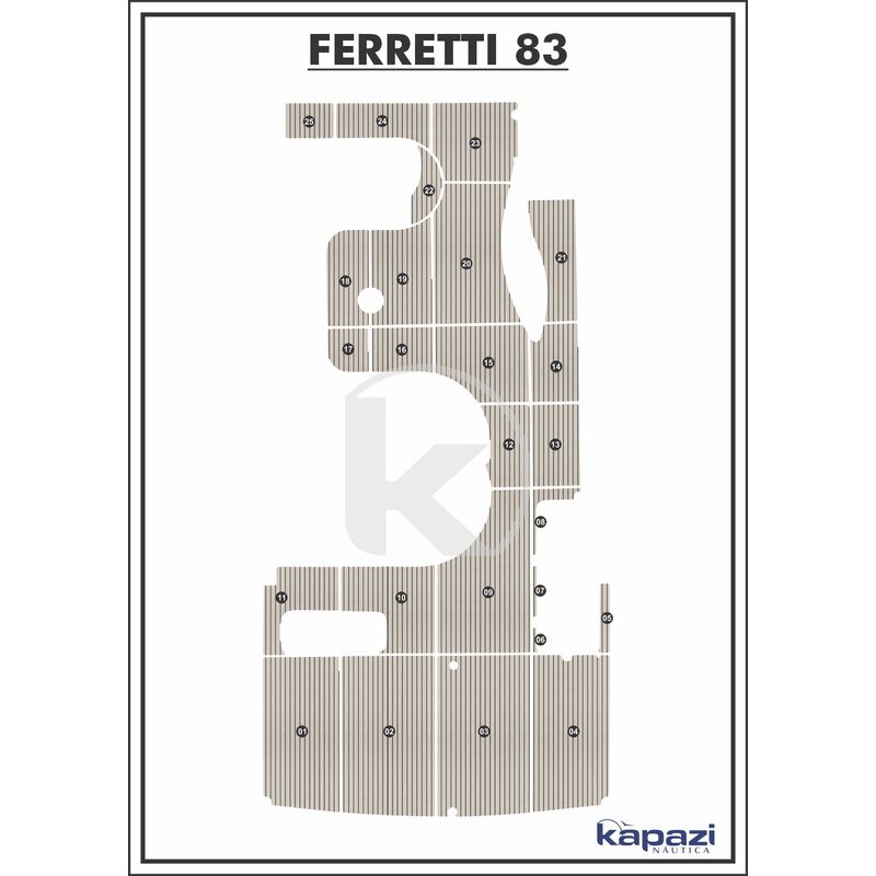 tapete-pvc-thermo-deck-classic-para-ferretti-83-fly-areia-friso-preto