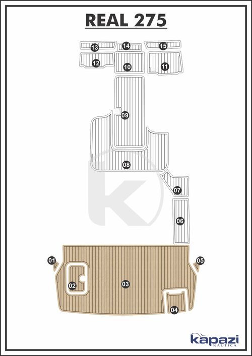 Tapete EVA Soft Tech para Real 275 - Plataforma