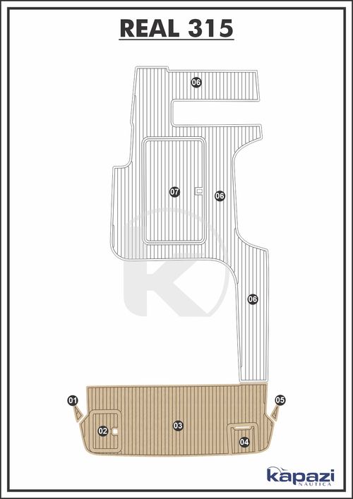 Tapete EVA Soft Tech para Real 315 - Plataforma