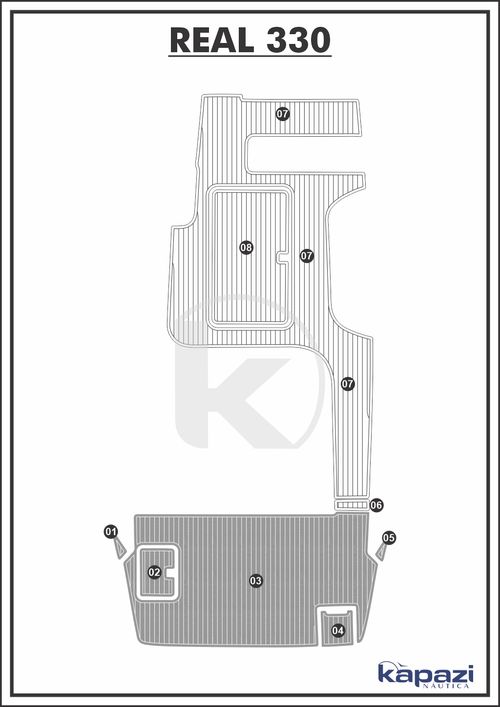 Tapete EVA Soft Tech para Real 330 - Plataforma
